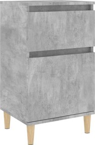 vidaXL Κομοδίνο Γκρι Σκυροδέματος 40x35x70 εκ.