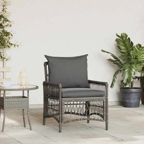 vidaXL Καρέκλα Κήπου Γκρι 60 x 70 x 78εκ συνθετικό ρατάν