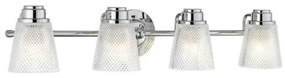 Απλίκα Φωτιστικό Μπάνιου 4xG9 Χρώμιο Hudson QN-HUDSON4-BATH Quintiesse Elstead Lighting QN-HUDSON4-BATH Χρώμιο