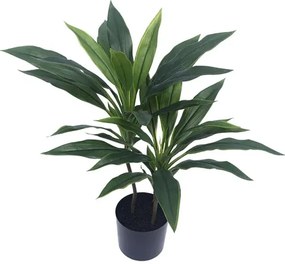 MarHome ΦΥΤΟ ΔΡΑΚΑΙΝΑ ΠΡΑΣΙΝΟ REAL TOUCH ΣΕ ΓΛΑΣΤΡΑ - Υ60cm 6/ΚΙΒ  04-20019(18820)