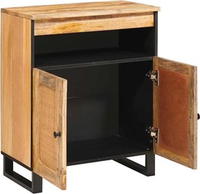 vidaXL Πλαϊνό γραφείο Καφέ 60 x 33 x 75 cm Στερεό ξύλο μάνγκο