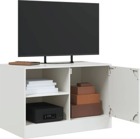 vidaXL Έπιπλο Τηλεόρασης Λευκό 67x39x44 εκ. από Χάλυβα