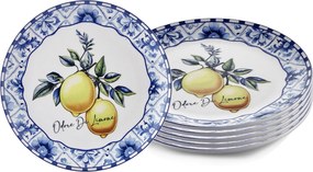 Service Plate Set (6 Pieces) ODL0003 Yellow