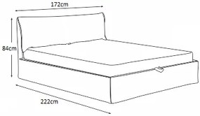 Κρεβάτι επενδυμένο OPIUM 160x200 DIOMMI 45-083