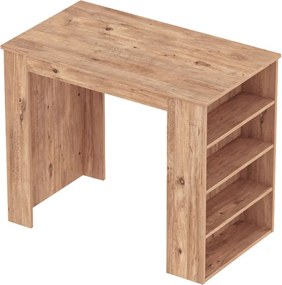 Τραπέζι μπαρ Toska Megapap χρώμα pine oak 112,2x64x91,8εκ.