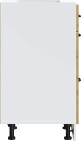 vidaXL ντουλάπι βάσης κουζίνας Lucca Δρυς τεχνίτης κατασκευασμένο ξύλο