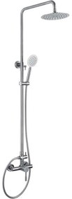 Μπαταρία Μπάνιου Με Στήλη Satina 20-3190 Ss304 Πλήρης Satin Gloria Metal