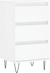 vidaXL Συρταριέρα Λευκή 40 x 35 x 70 εκ. από Επεξεργασμένο Ξύλο