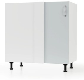 MODEST ΚΑΤΩ ΓΩΝΙΑΚΟ ΝΤΟΥΛΑΠΙ ΓΚΡΙ 80X48X82ΕΚ