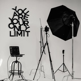 Decorative Metal Wall Accessory Limit Black