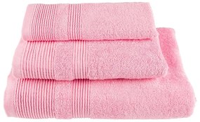 Πετσέτες Σετ 3τμχ 915-944-974 Pink Astron Towels Set 100% Cotton
