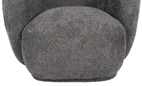 ΠΟΛΥΘΡΟΝΑ KARPEN HM9600.01 ΓΚΡΙ ΜΠΟΥΚΛΕ ΥΦΑΣΜΑ  93x87x78Υ εκ.