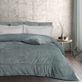 Κουβερτοπάπλωμα Sherpa 1179 Grey Das Home Υπέρδιπλo 220x240cm Πολυέστερ