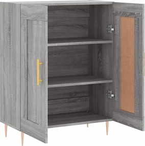 vidaXL Ντουλάπι Γκρι Sonoma 69,5 x 34 x 90 εκ. από Επεξεργασμένο Ξύλο