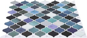 vidaXL Tile Λαμπτήρα 50 pcs Μπλε Πράσινο 27 x 27 εκ.