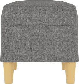 vidaXL Πάγκος Σκούρο Γκρι 70 x 35 x 41 εκ. Υφασμάτινος