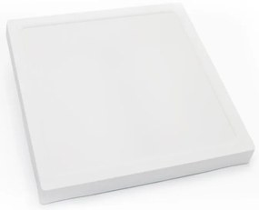 Adeleq Φωτιστικό Επίτοιχο LED PP Τετράγωνο Πλήρες 24W 6200K Λευκό 21-924300
