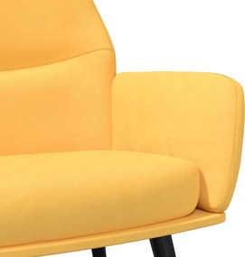 vidaXL Πολυθρόνα Relax Κίτρινο Μουσταρδί Υφασμάτινη