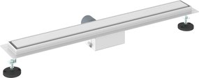 vidaXL 2 σε 1 εκροή ντους Ασημί 70 cm Ανοξείδωτο Ατσάλι 304