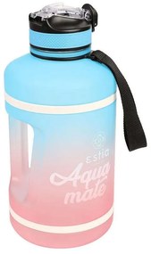 Παγούρι Xl Aqua Mate Ombre 01-12557 2,2Lt Pink-Blue Estia Πλαστικό