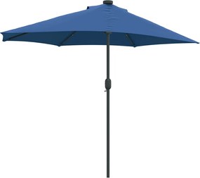 vidaXL Ομπρέλα Κήπου Αζούρ μπλε 294 x 150 x 224 εκ