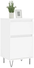 vidaXL Ντουλάπια 2 τεμ. Λευκά 40 x 35 x 70 εκ. από Επεξεργασμένο Ξύλο