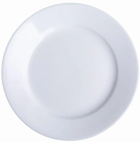 Πιάτο Ρηχό Φ20.8cm Λευκό Wide Rim - Oriana Ferelli® - 6 ΤΜΧ