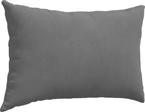 vidaXL Μαξιλάρι Καναπέ 2 pcs Σκούρο Γκρι 60 x 40 cm ύφασμα