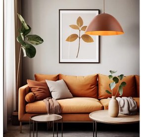 Κρεμαστό Φωτιστικό Οροφής 1xE27 Φ50cm Faro TK Lighting-10260-Κόκκινο 10260