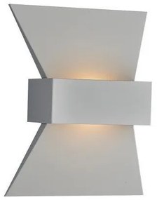 Απλίκα Φωτιστικό Τοίχου LED 6W 3000K Αλουμινίου ELEGANT 20Χ16Χ7CM ACA-ZD81166LEDGY-Γκρι ZD81166LEDGY