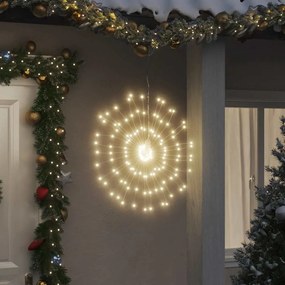 vidaXL Φωτάκια Χριστουγεννιάτικα 140 LED Θερμό Λευκό 17 εκ.