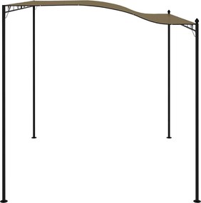 vidaXL Κιόσκι Σκίασης Taupe 3 x 2,4 μ. 180 γρ./μ²