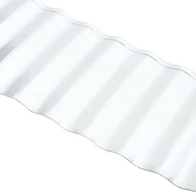 vidaxl Άκρη Γκαζόν 1000 x 15 x 0,03 εκ. Γαλβανισμένος Χάλυβας Ασημί