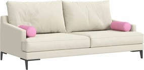 vidaXL Μαξιλάρια Στήριγμα 2 pcs Ροζ Ø 15 x 40 εκ ύφασμα