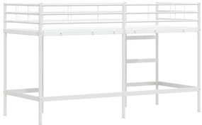 vidaXL Λευκό 90 x 190 cm