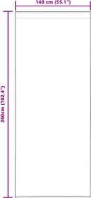 vidaXL Κουρτίνες συσκότισης 2 pcs Κρεμ 140 x 260 cm Βελούδο