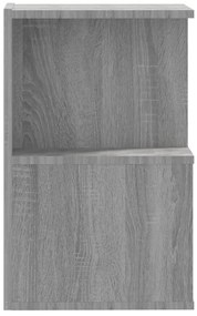 vidaXL Κομοδίνα 2 Τεμ. Γκρι Sonoma 35x35x55 εκ. από Επεξεργασμένο Ξύλο