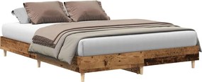 vidaXL Πλαίσιο κρεβατιού χωρίς στρώμα 150x200 εκ. Επεξεργασμένο Ξύλο