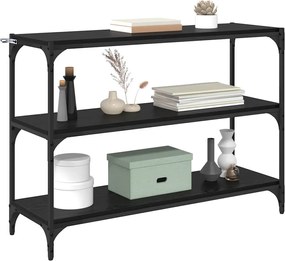 vidaXL Βιβλιοθήκη Μαύρη δρυς 100 x 33 x 70,5 εκ.