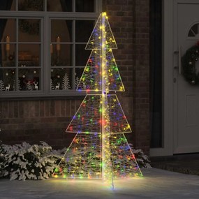 vidaXL Χριστουγεννιάτικο Δέντρο 240 LED Πολύχρωμο 180 cm Ακρυλικό