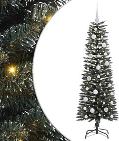 vidaXL Τεχνητό Χριστουγεννιάτικο Δέντρο με 150 LED Πράσινο 120 cm