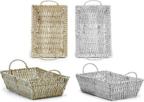 Καλάθι 38x26x12cm Σε 2 Χρώματα