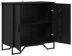 vidaXL Πλαϊνό γραφείο Μαύρη δρυς 78 x 35.5 x 74.5 εκ.