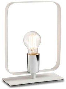 Φωτιστικό Επιτραπέζιο Smith I-SMITH-L1-BCO 1xE27 19,5x24,8cm White Luce Ambiente Design Metal