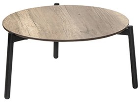 Τραπεζάκι Βοηθητικό Ola/TC 02-00-1079 Φ59x31cm Teak-Black