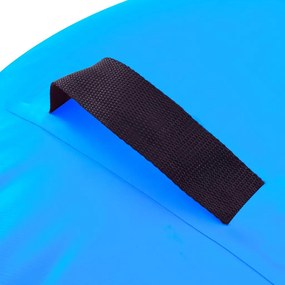 vidaXL Κύλινδρος Γυμναστικής Φουσκωτός Μπλε 120 x 75 εκ. PVC &amp; Τρόμπα