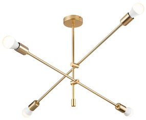 Ceiling light PWL-1158 E27 golden 90x90x55cm 90x90x55 εκ.