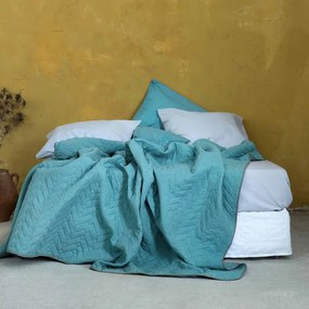 Κουβερλί King Size (240x260) Nima Bed Linen Novo Πετρόλ