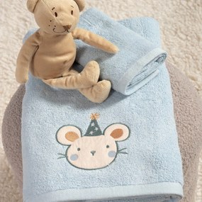 Βρεφικές Πετσέτες (Σετ 2τμχ) Nef-Nef Homeware Baby Special Party Blue 420gsm