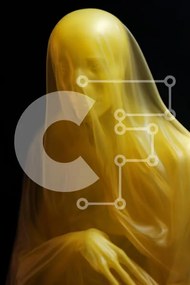 Intra Συλλεκτικό Ξύλινο Παζλ Plywood 4mm - Ημιδιαφανές κίτρινο αιθέριο σχήμα Σε Ξύλινο Κουτί - Διαστάσεις Puzzle: 10x10 cm – 25 κομμάτια